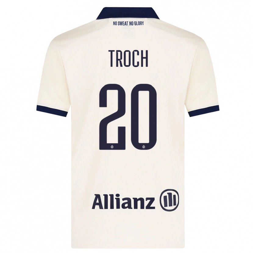 Danxen Homme Maillot Stan Troch #20 Beige Noir Tenues Extérieur 2026/27 T-Shirt