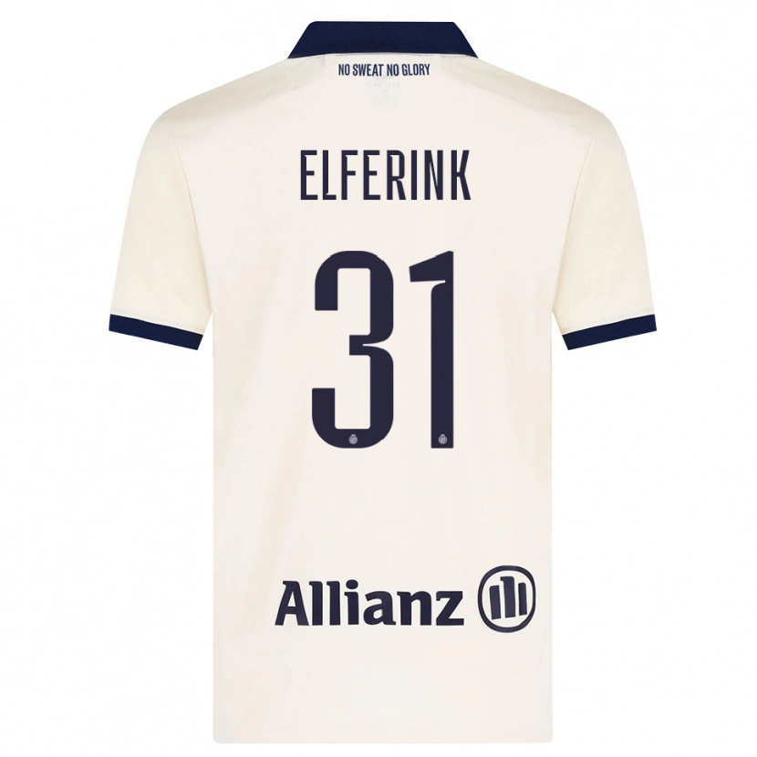 Danxen Homme Maillot Marie Elferink #31 Beige Noir Tenues Extérieur 2026/27 T-Shirt