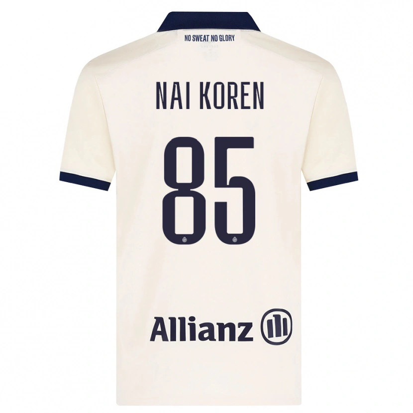 Danxen Homme Maillot Tian Nai Koren #85 Beige Noir Tenues Extérieur 2026/27 T-Shirt