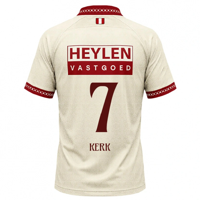 Danxen Homme Maillot Gyrano Kerk #7 Beige Rouge Tenues Extérieur 2026/27 T-Shirt