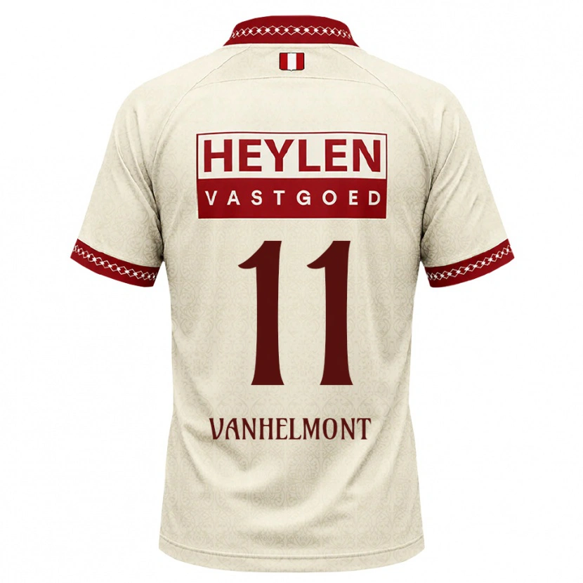 Danxen Homme Maillot Lennox Vanhelmont #11 Beige Rouge Tenues Extérieur 2026/27 T-Shirt