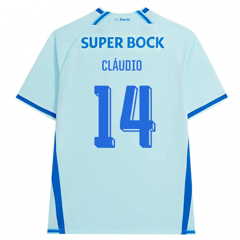 Danxen Homme Maillot Cláudio Ramos #14 Cyan Clair Bleu Troisieme 2026/27 T-Shirt