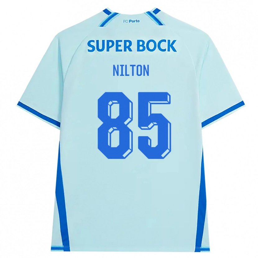 Danxen Homme Maillot Nilton #85 Cyan Clair Bleu Troisieme 2026/27 T-Shirt