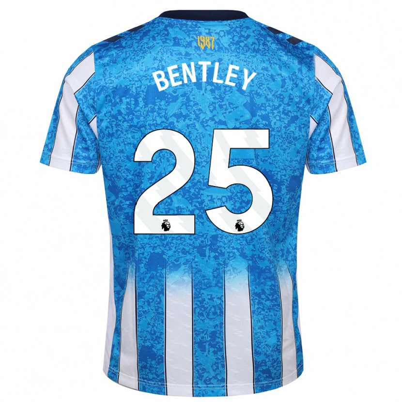 Danxen Homme Maillot Daniel Bentley #25 Blanc Bleu Orange Tenues Domicile 2026/27 T-Shirt
