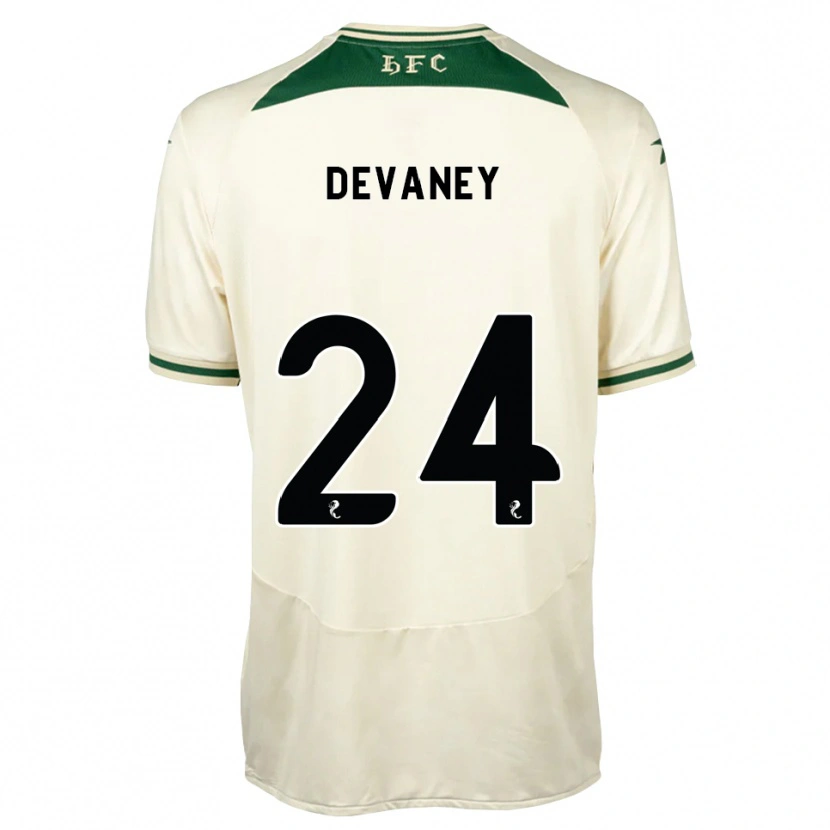 Danxen Homme Maillot Jacob Devaney #24 Blanc Forêt Tenues Extérieur 2026/27 T-Shirt