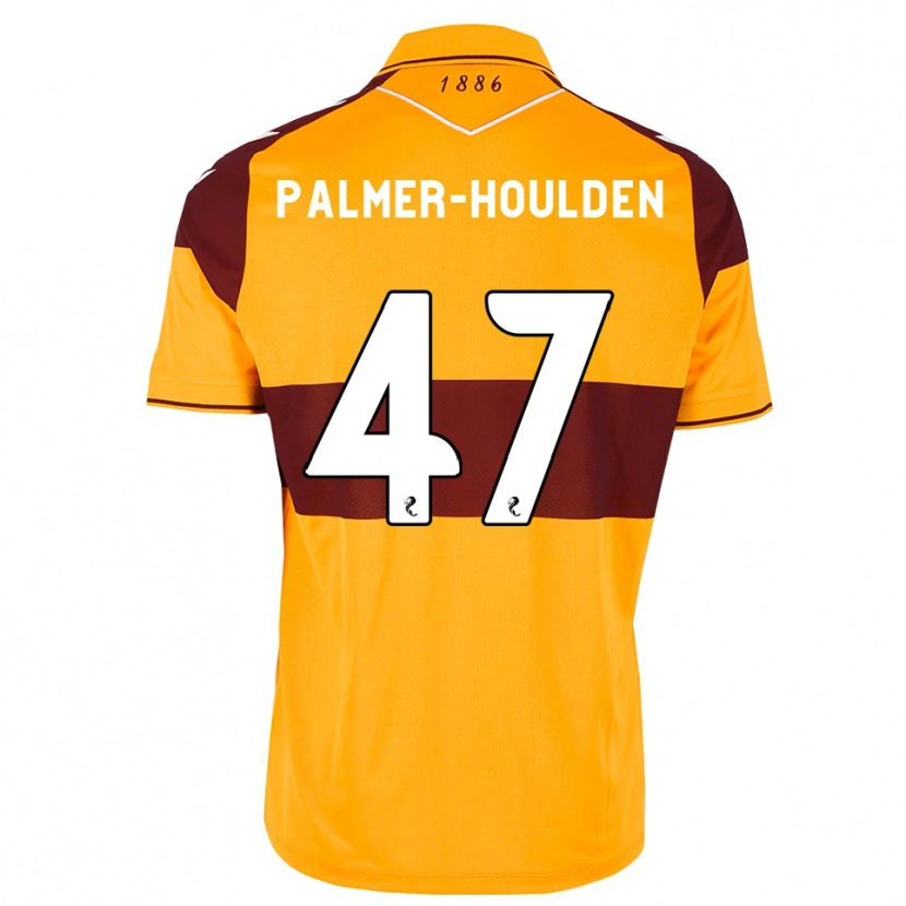 Danxen Homme Maillot Seb Palmer-Houlden #47 Marron Orange Tenues Domicile 2026/27 T-Shirt