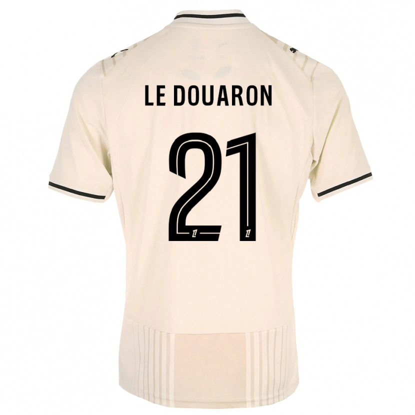 Danxen Homme Maillot Jérémy Le Douaron #21 Dentelle Ancienne Noir Blanc Antique Tenues Extérieur 2026/27 T-Shirt