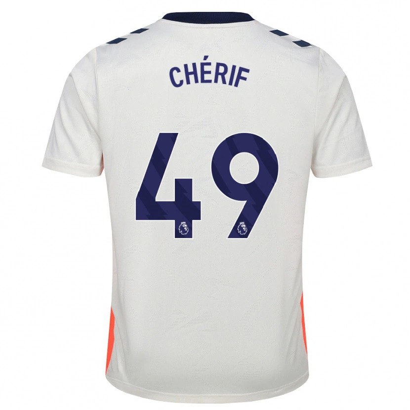 Danxen Homme Maillot Sidiki Chérif #49 Blanc Orange Bleu Royal Tenues Extérieur 2026/27 T-Shirt
