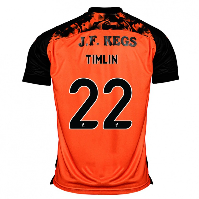 Danxen Femme Maillot Sophie Timlin #22 Orange Noir Blanc Tenues Domicile 2026/27 T-Shirt