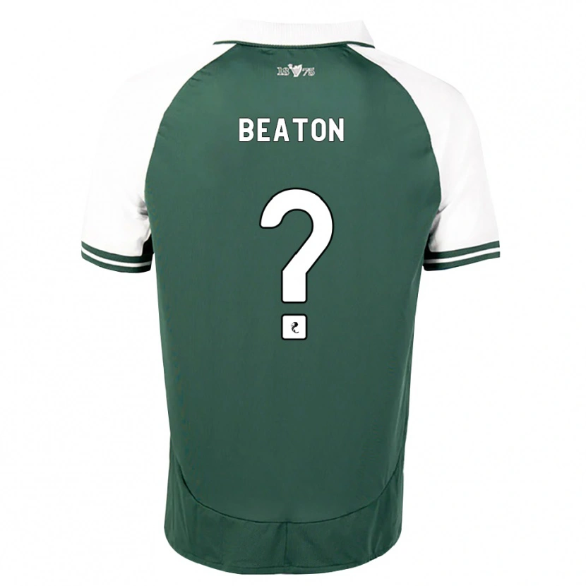 Danxen Femme Maillot Christian Beaton #0 Vert Marin Blanc Tenues Domicile 2026/27 T-Shirt