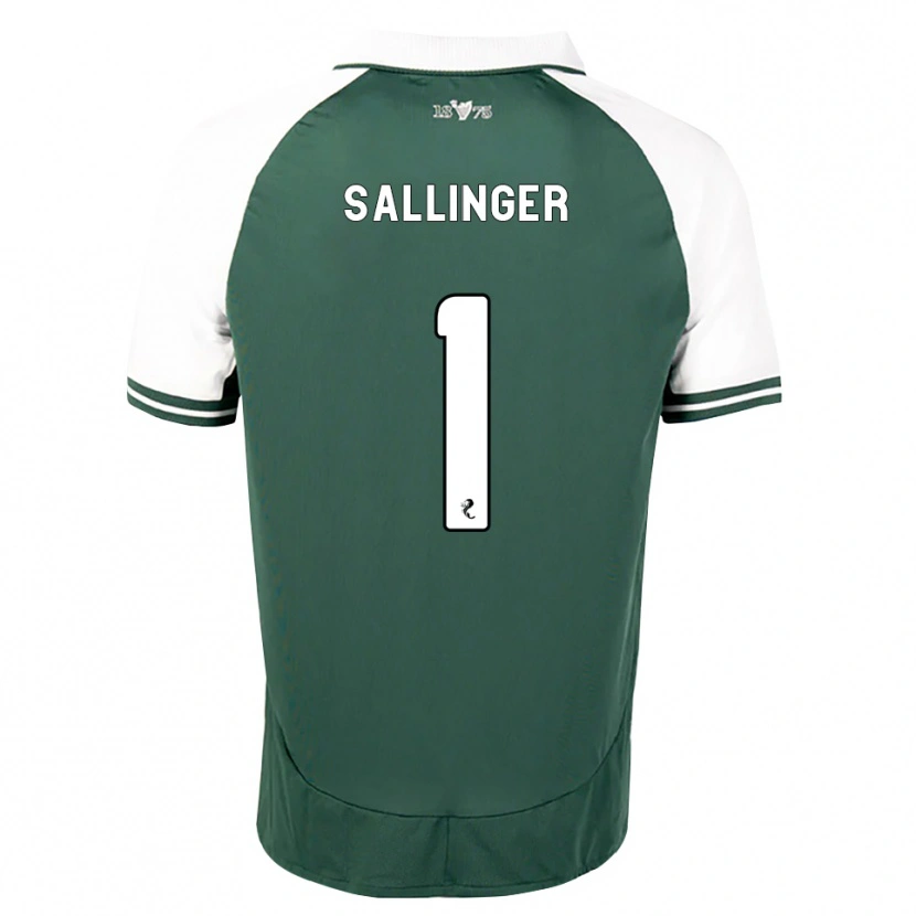 Danxen Femme Maillot Raphael Sallinger #1 Vert Marin Blanc Tenues Domicile 2026/27 T-Shirt