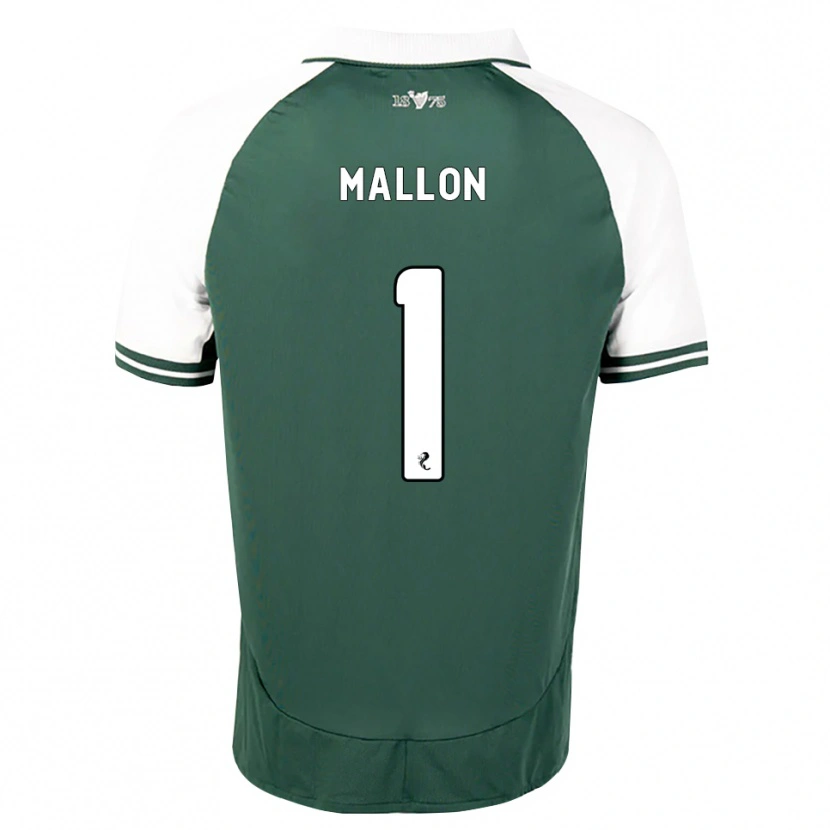 Danxen Femme Maillot Ryan Mallon #1 Vert Marin Blanc Tenues Domicile 2026/27 T-Shirt