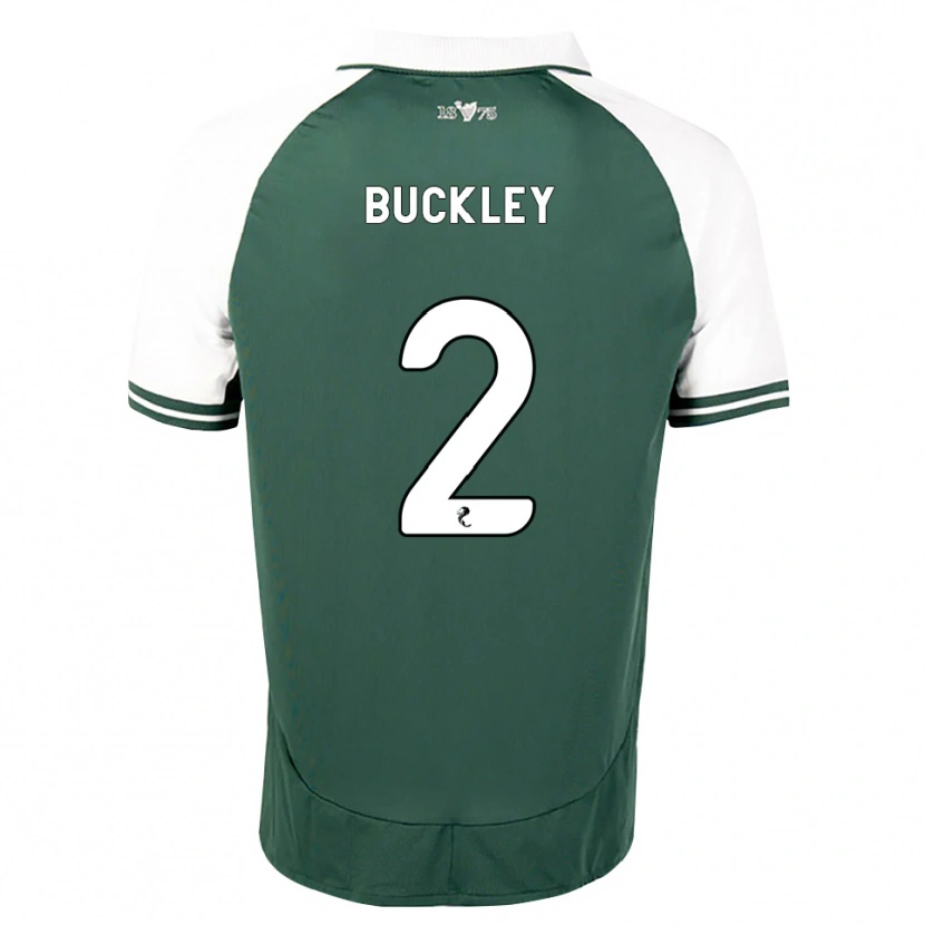 Danxen Femme Maillot Adam Buckley #2 Vert Marin Blanc Tenues Domicile 2026/27 T-Shirt