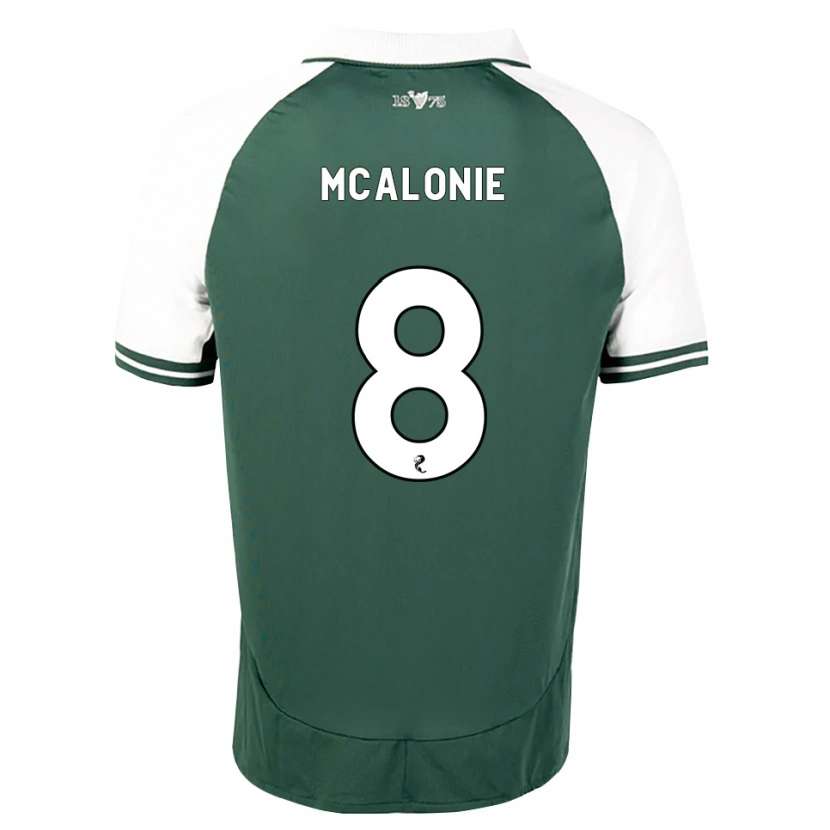 Danxen Femme Maillot Michaela Mcalonie #8 Vert Marin Blanc Tenues Domicile 2026/27 T-Shirt