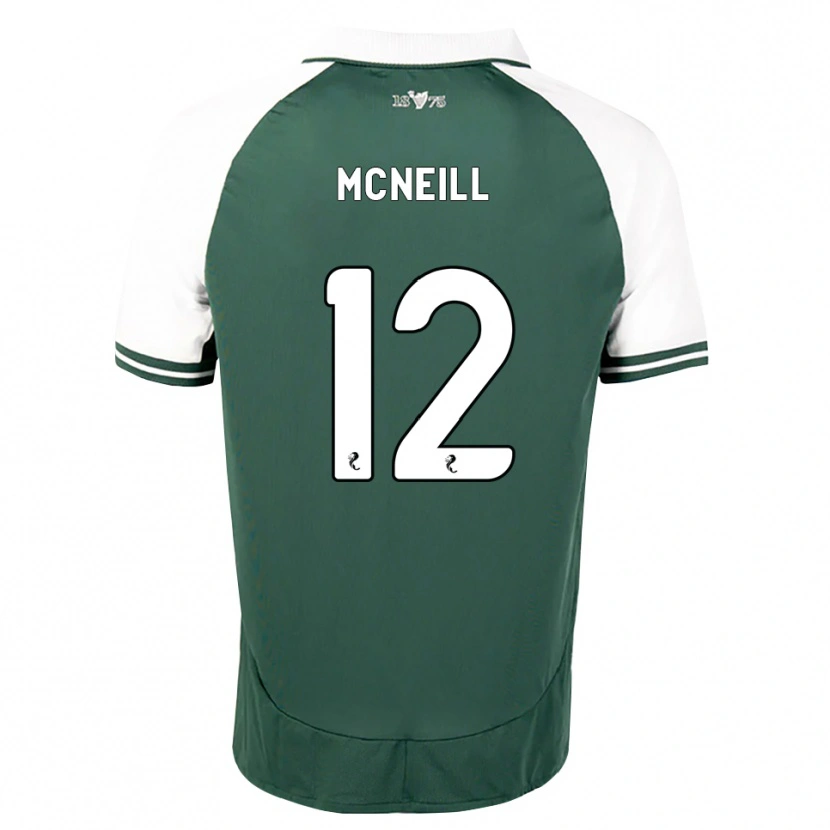 Danxen Femme Maillot Lewis Mcneill #12 Vert Marin Blanc Tenues Domicile 2026/27 T-Shirt