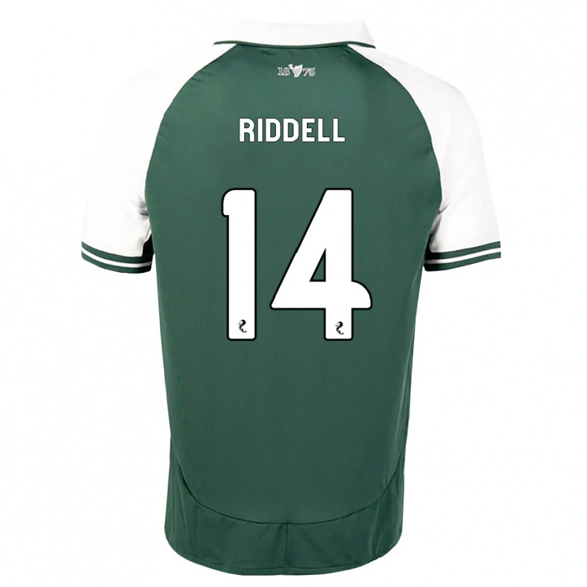 Danxen Femme Maillot Jaden Riddell #14 Vert Marin Blanc Tenues Domicile 2026/27 T-Shirt