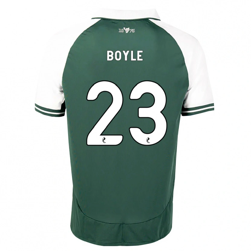 Danxen Femme Maillot Rachael Boyle #23 Vert Marin Blanc Tenues Domicile 2026/27 T-Shirt