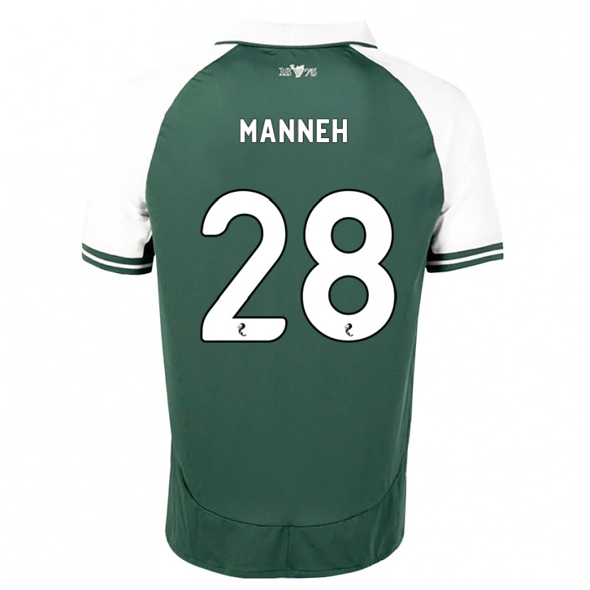 Danxen Femme Maillot Alasana Manneh #28 Vert Marin Blanc Tenues Domicile 2026/27 T-Shirt