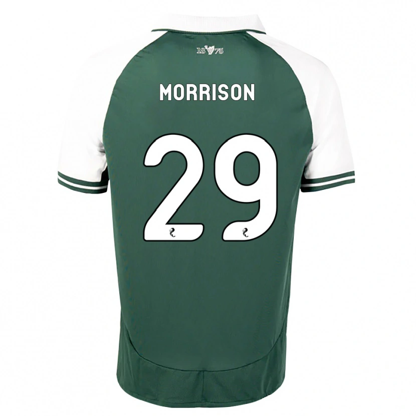 Danxen Femme Maillot Kirsty Morrison #29 Vert Marin Blanc Tenues Domicile 2026/27 T-Shirt