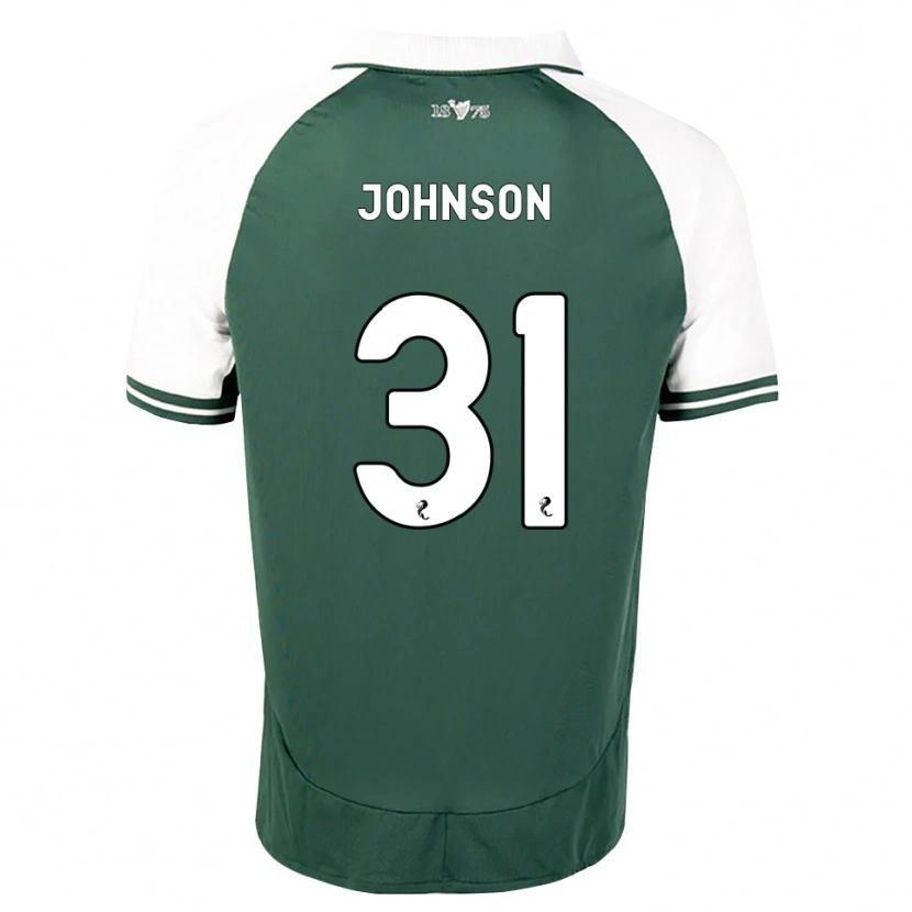 Danxen Femme Maillot Murray Johnson #31 Vert Marin Blanc Tenues Domicile 2026/27 T-Shirt