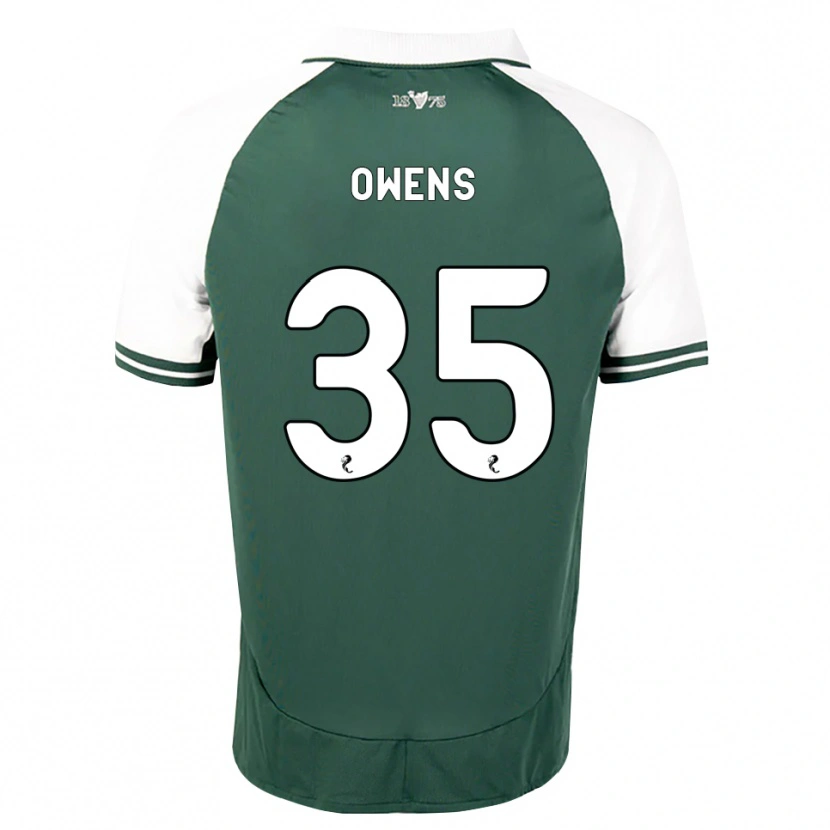 Danxen Femme Maillot Freddie Owens #35 Vert Marin Blanc Tenues Domicile 2026/27 T-Shirt