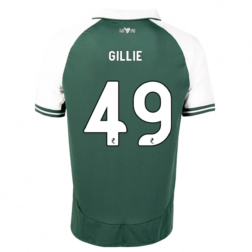 Danxen Femme Maillot Lewis Gillie #49 Vert Marin Blanc Tenues Domicile 2026/27 T-Shirt