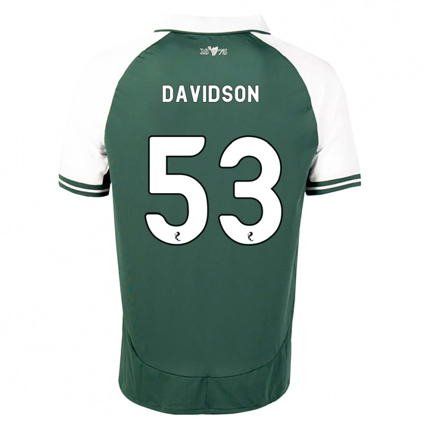Danxen Femme Maillot Luke Davidson #53 Vert Marin Blanc Tenues Domicile 2026/27 T-Shirt