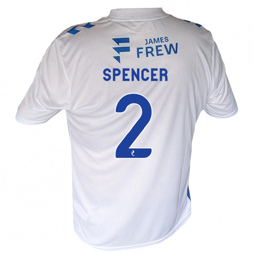 Danxen Femme Maillot Joe Spencer #2 Bleu Royal Blanc Tenues Domicile 2026/27 T-Shirt