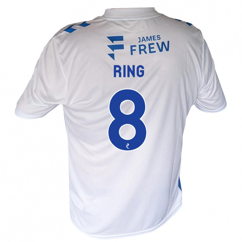 Danxen Femme Maillot Erik Ring #8 Bleu Royal Blanc Tenues Domicile 2026/27 T-Shirt