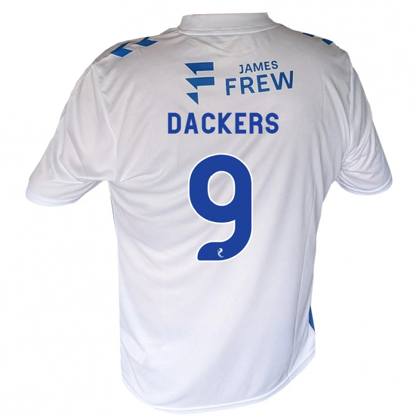 Danxen Femme Maillot Marcus Dackers #9 Bleu Royal Blanc Tenues Domicile 2026/27 T-Shirt