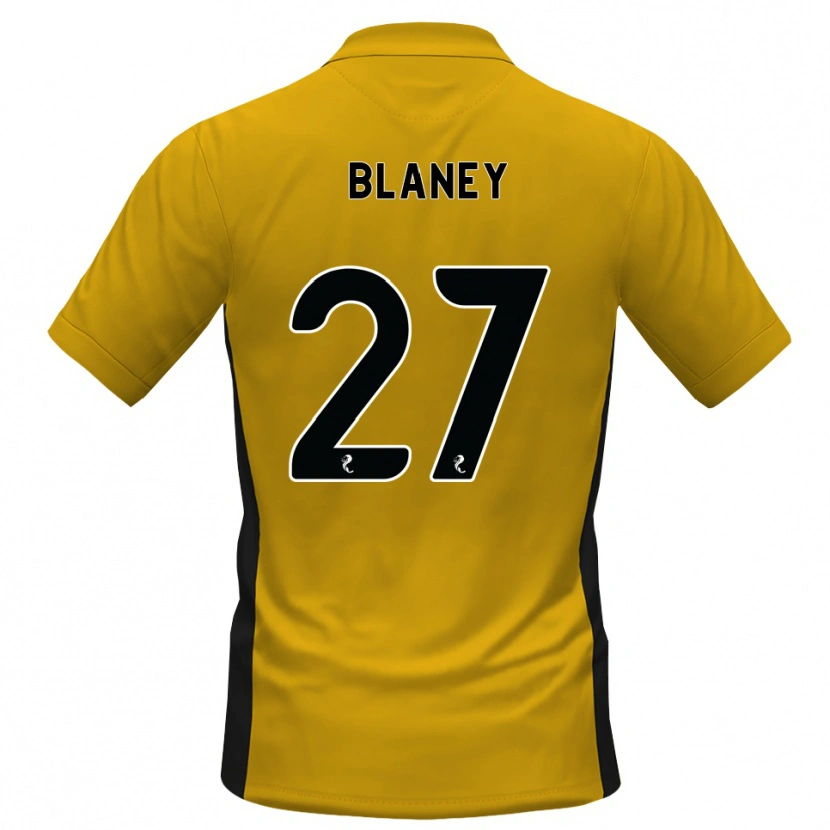 Danxen Femme Maillot Shane Blaney #27 Orange Noir Tenues Domicile 2026/27 T-Shirt