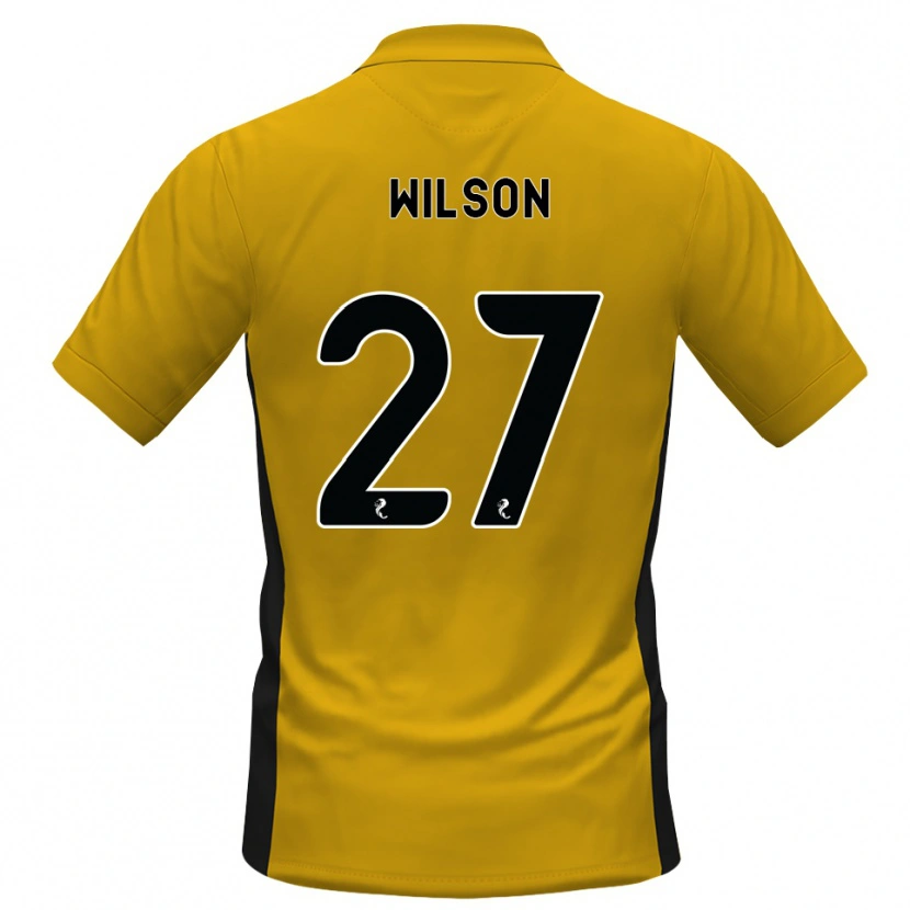 Danxen Femme Maillot Danny Wilson #27 Orange Noir Tenues Domicile 2026/27 T-Shirt