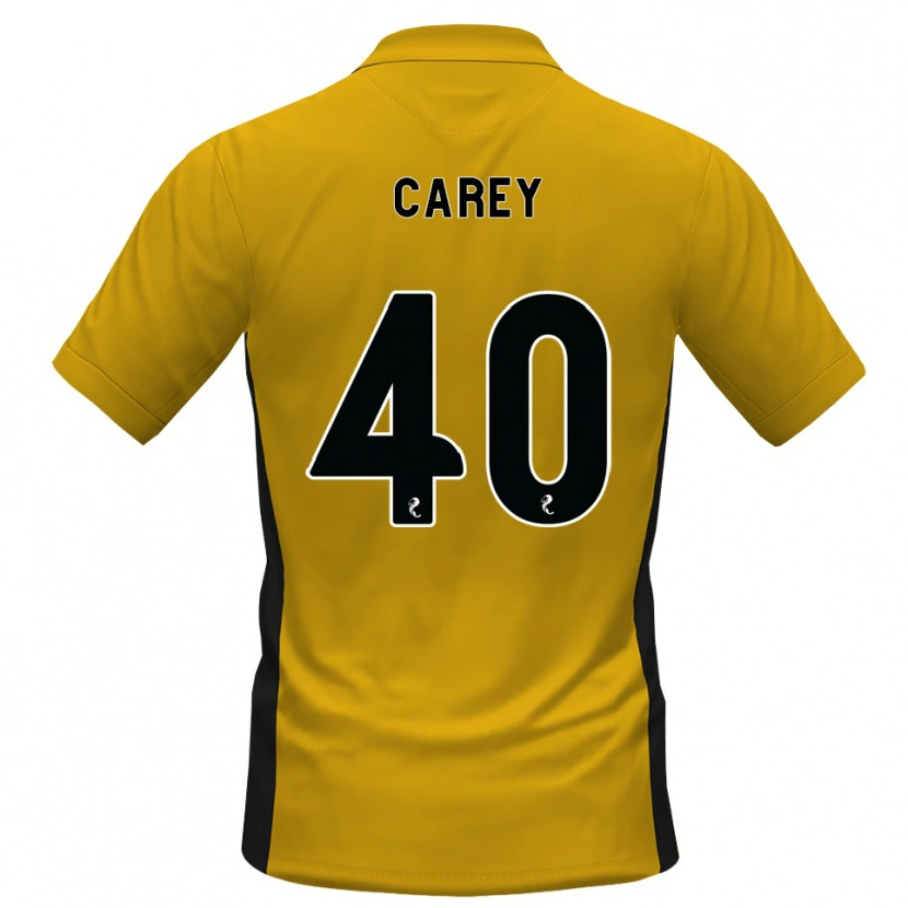 Danxen Femme Maillot Graham Carey #40 Orange Noir Tenues Domicile 2026/27 T-Shirt