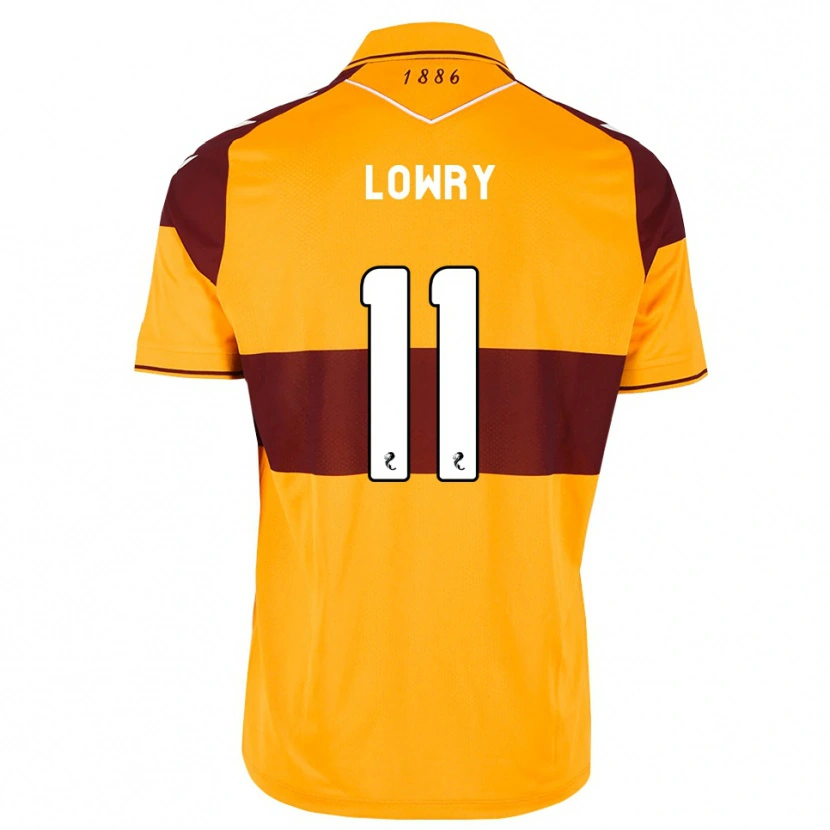 Danxen Femme Maillot Alex Lowry #11 Marron Orange Tenues Domicile 2026/27 T-Shirt