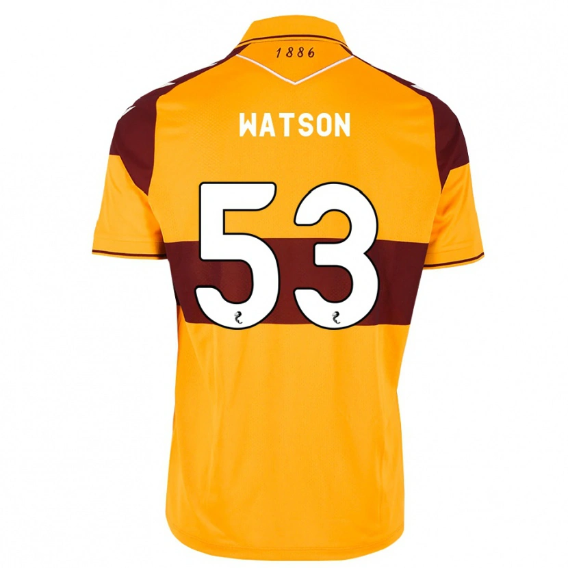 Danxen Femme Maillot Blane Watson #53 Marron Orange Tenues Domicile 2026/27 T-Shirt