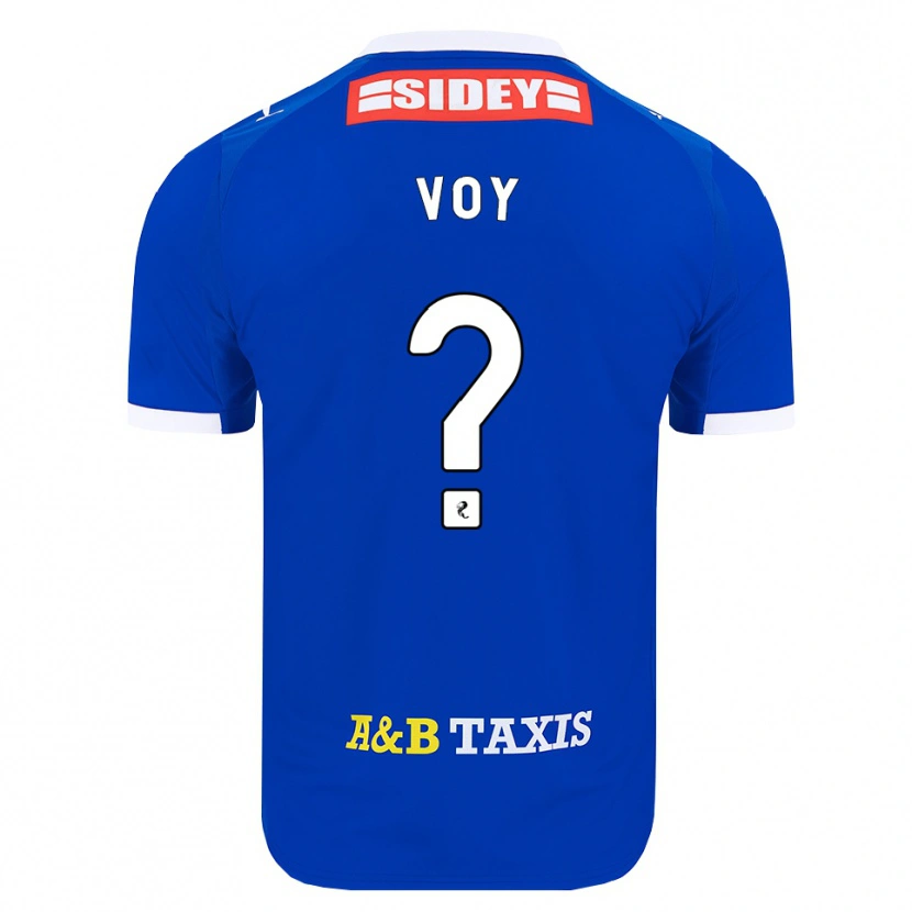 Danxen Femme Maillot Cole Voy #0 Bleu Rouge Jaune Tenues Domicile 2026/27 T-Shirt