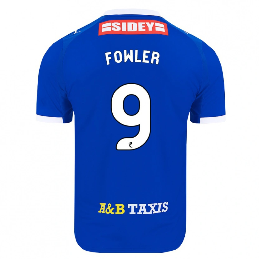 Danxen Femme Maillot Josh Fowler #9 Bleu Rouge Jaune Tenues Domicile 2026/27 T-Shirt