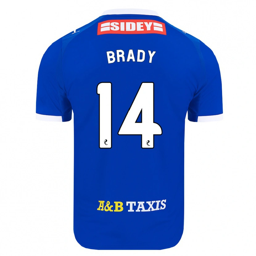Danxen Femme Maillot Scarlett Brady #14 Bleu Rouge Jaune Tenues Domicile 2026/27 T-Shirt