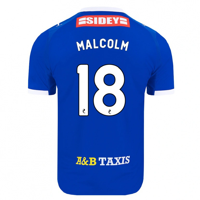 Danxen Femme Maillot Jodie Malcolm #18 Bleu Rouge Jaune Tenues Domicile 2026/27 T-Shirt