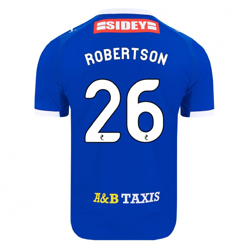 Danxen Femme Maillot Rebecca Robertson #26 Bleu Rouge Jaune Tenues Domicile 2026/27 T-Shirt