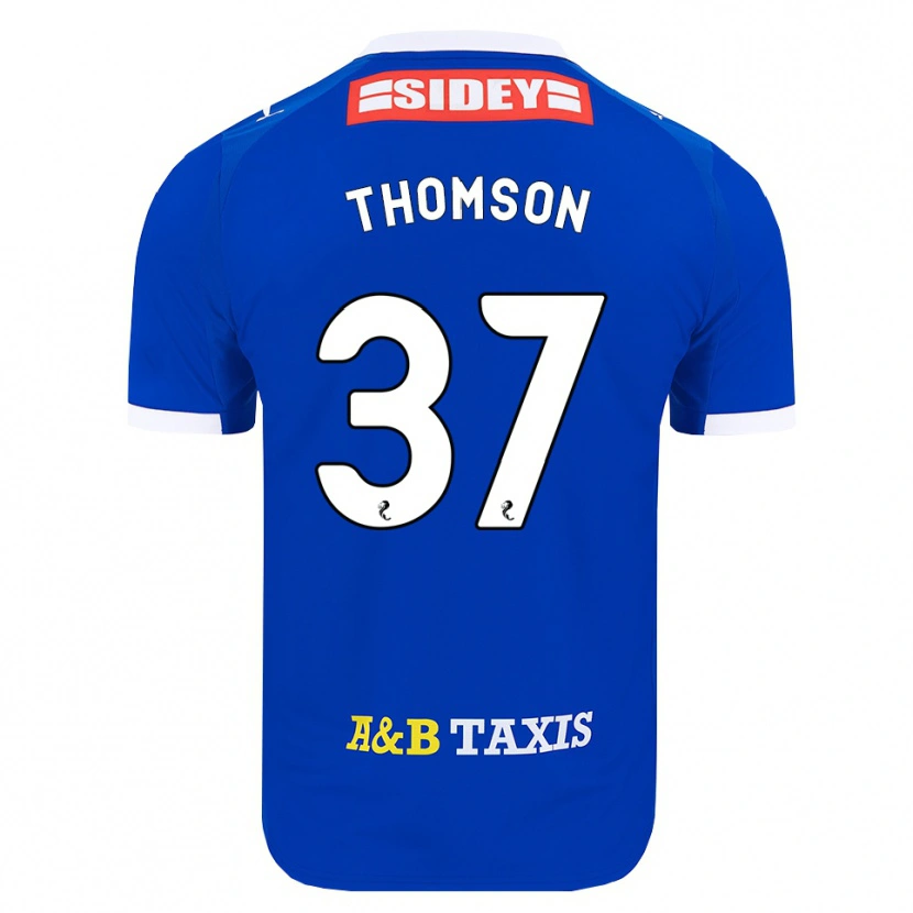 Danxen Femme Maillot Kyle Thomson #37 Bleu Rouge Jaune Tenues Domicile 2026/27 T-Shirt