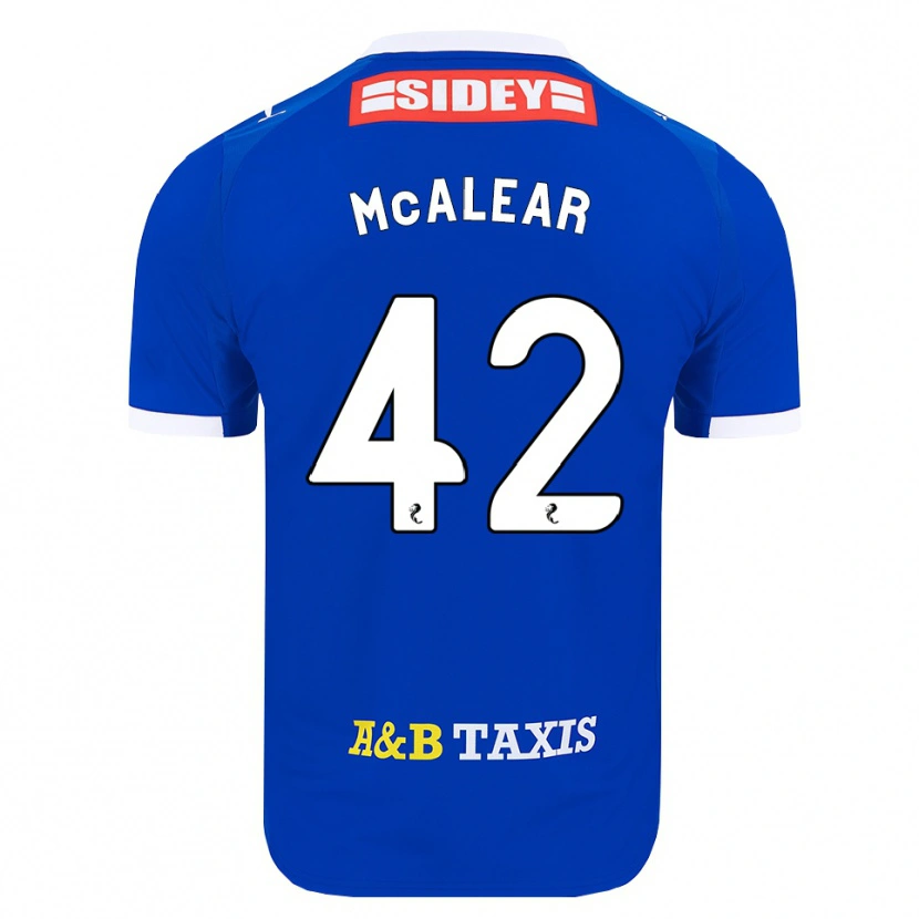 Danxen Femme Maillot Reece Mcalear #42 Bleu Rouge Jaune Tenues Domicile 2026/27 T-Shirt