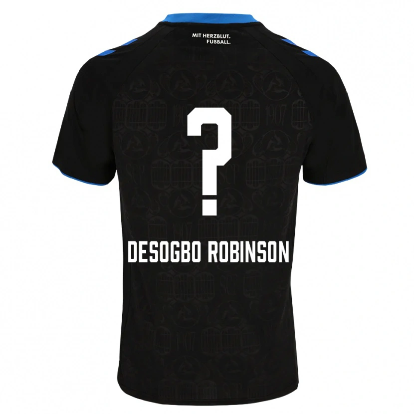 Danxen Femme Maillot Jermaine Desogbo Robinson #0 Noir Blanc Rouge Tenues Domicile 2026/27 T-Shirt