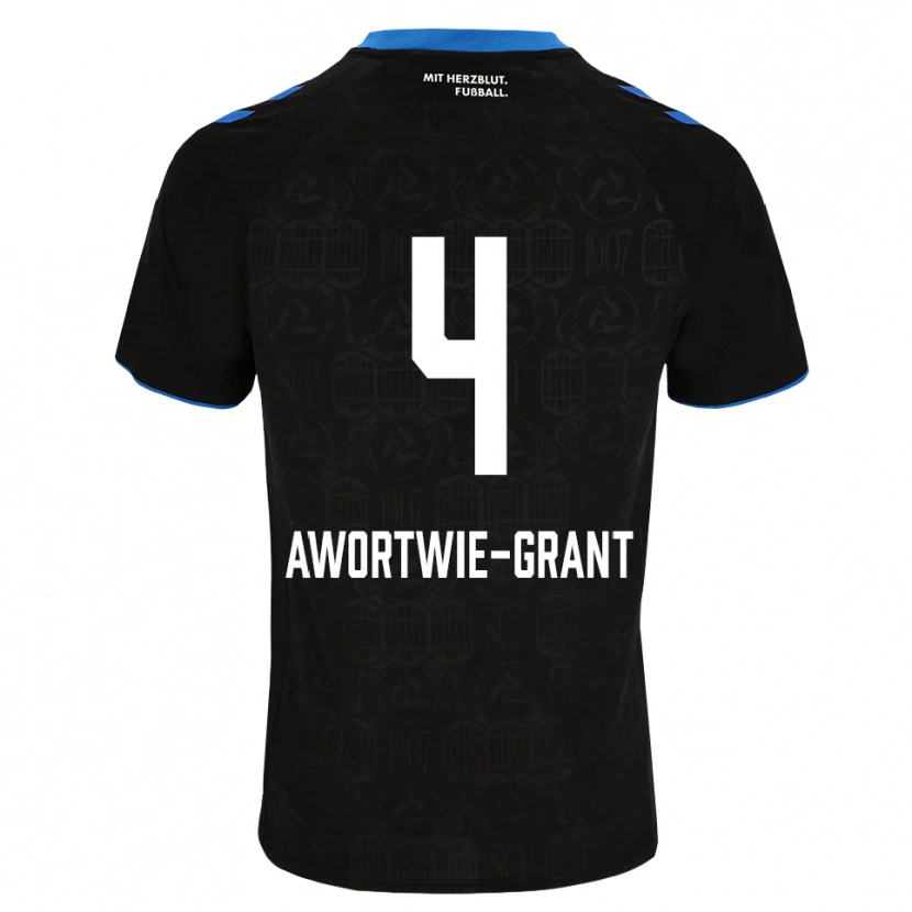 Danxen Femme Maillot Nyamekye Awortwie-Grant #4 Noir Blanc Rouge Tenues Domicile 2026/27 T-Shirt