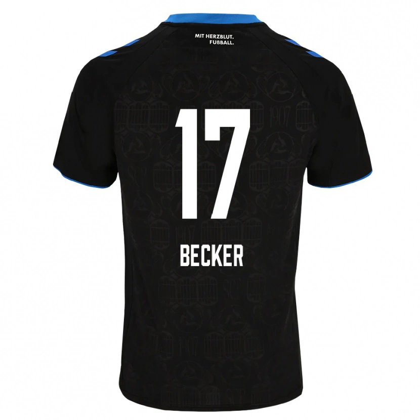 Danxen Femme Maillot Marlon Becker #17 Noir Blanc Rouge Tenues Domicile 2026/27 T-Shirt