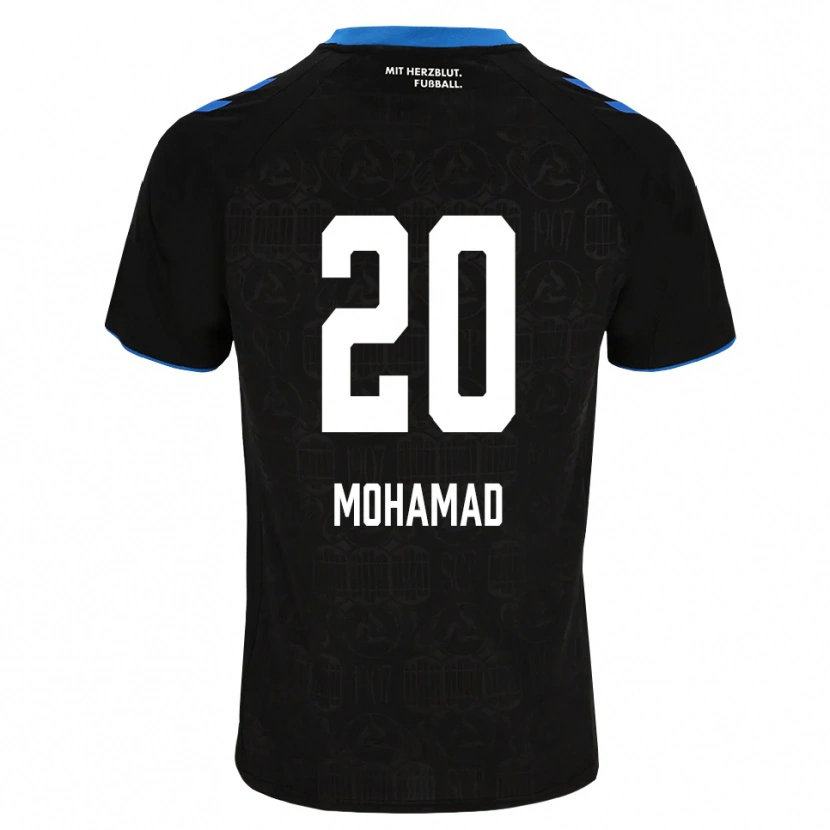 Danxen Femme Maillot Hassan Mohamad #20 Noir Blanc Rouge Tenues Domicile 2026/27 T-Shirt