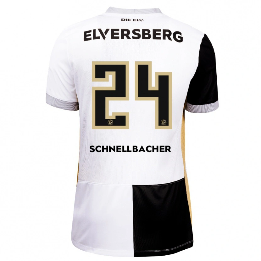 Danxen Femme Maillot Luca Schnellbacher #24 Noir Blanc Marron Tenues Domicile 2026/27 T-Shirt