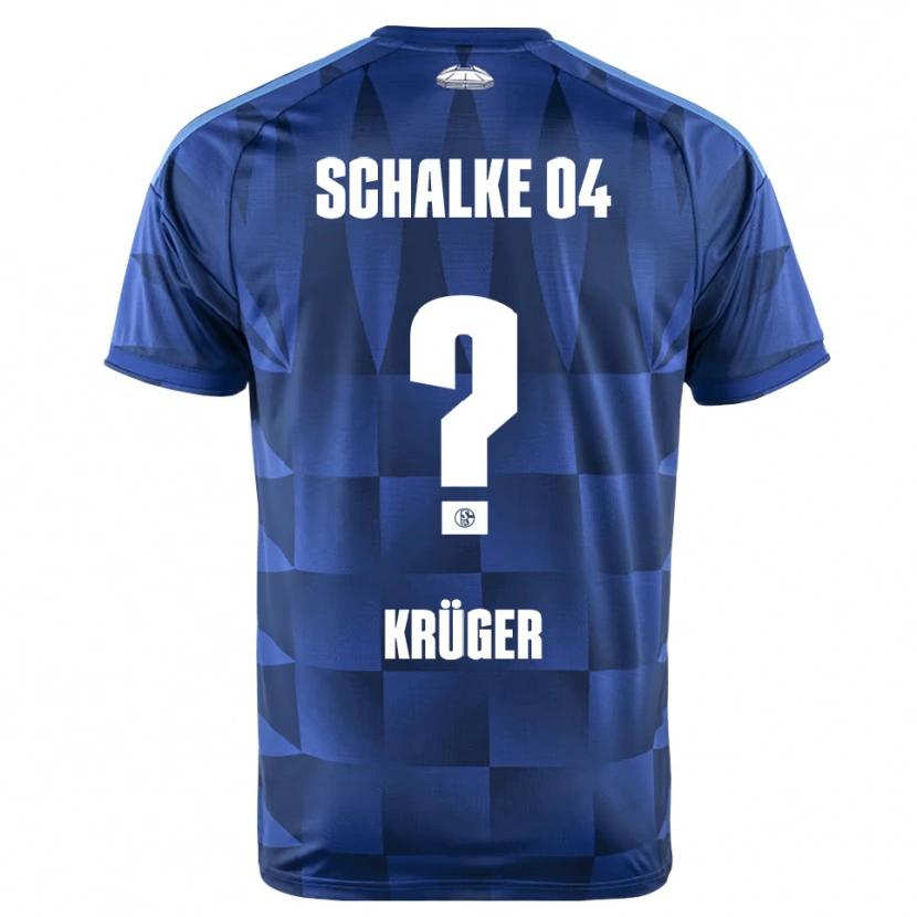 Danxen Femme Maillot Tom Krüger #0 Bleu Foncé Jaune Blanc Tenues Domicile 2026/27 T-Shirt