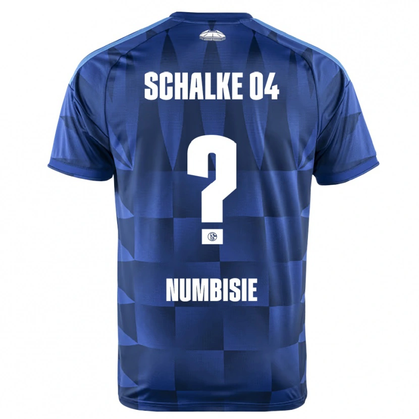 Danxen Femme Maillot Bruno Numbisie #0 Bleu Foncé Jaune Blanc Tenues Domicile 2026/27 T-Shirt