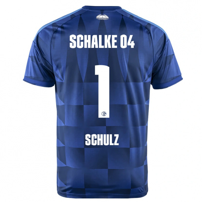 Danxen Femme Maillot Finn Schulz #1 Bleu Foncé Jaune Blanc Tenues Domicile 2026/27 T-Shirt